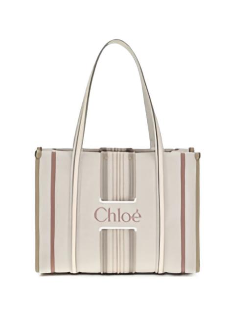 Chloé Chloé Women Woody Loop Canvas Tote