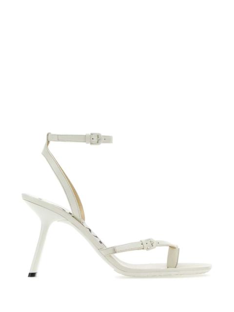 Loewe Loewe Paula's Ibiza Women White Leather Paula S Ibiza Petal Sandals