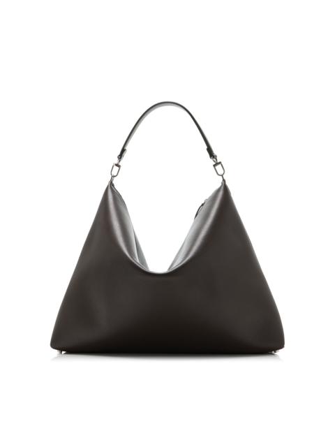 TOTEME Grainy-leather Scoop Tote brown