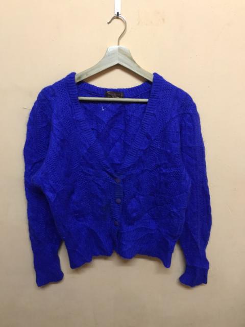 SAINT LAURENT ‼️VTG CARDIGAN YSL BLUE STRIPE LIKE KURT COBAIN‼️