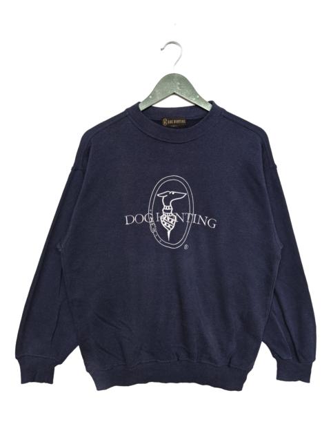 Other Designers Vintage Dog Hunting Embroidery Logo Sweatshirt
