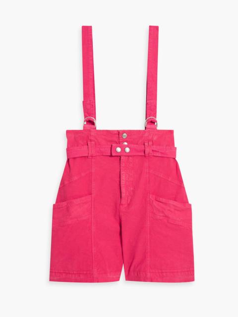 Isabel Marant Effie stretch-linen and cotton-blend ripstop shorts