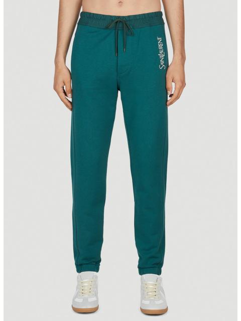SAINT LAURENT Saint Laurent Men Logo Print Track Pants