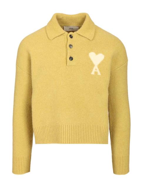 AMI Paris Ami Men Ami De Coeur Polo Shirt