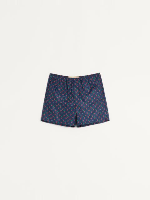 Valentino NYLON SWIMSUIT WITH CHERRYFIC PRINT