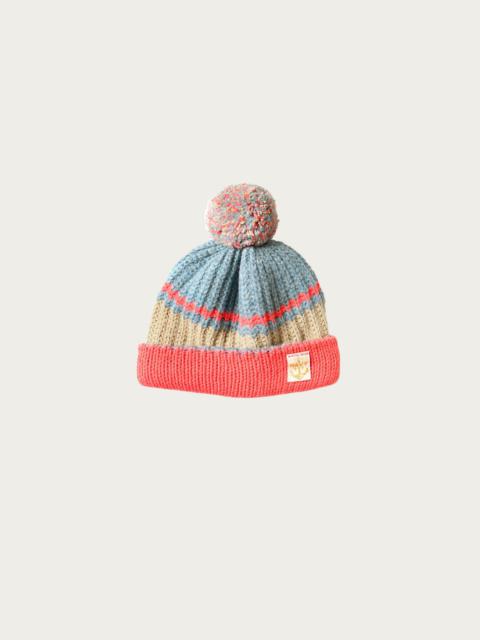 3G Wool Cable Knit Cap - Flash Pink