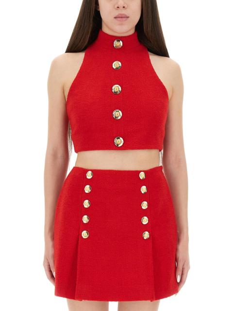 Balmain Balmain Women Wool Crop Top