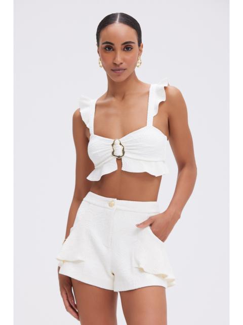 PatBO BREEZE JACQUARD FLUTTER SHORT