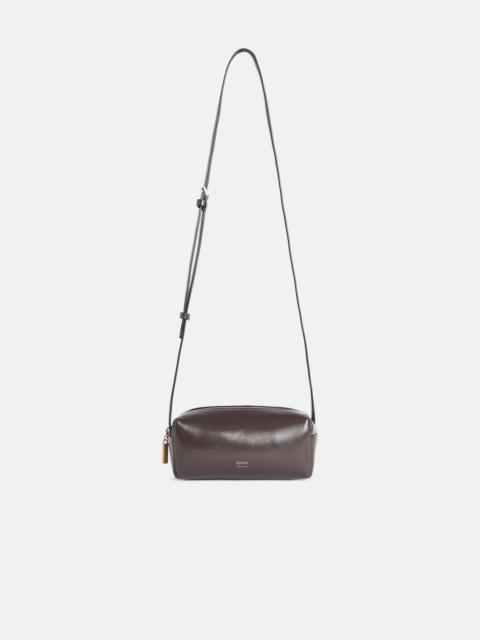 KHAITE BROWN LEATHER 'KYE' MINI CROSSBODY BAG