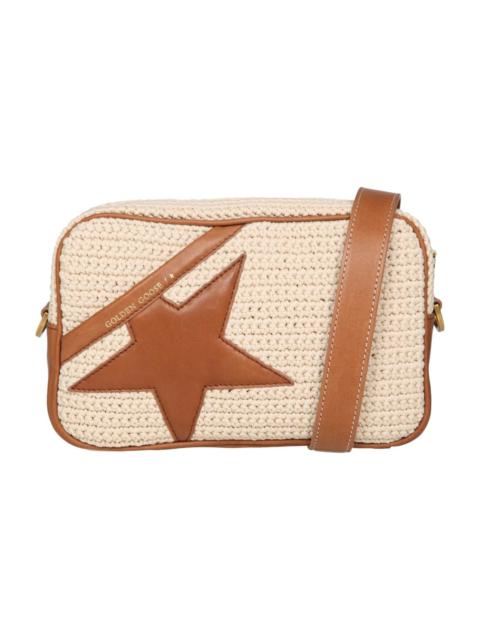 Golden Goose Star Bag In Crochet Fabric And Leather
