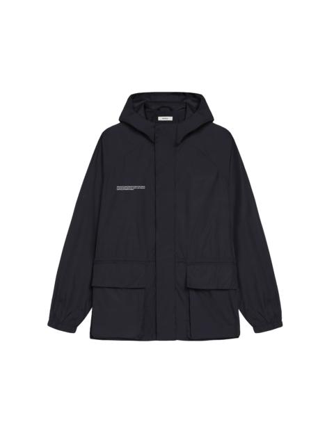 Mens Nylon Color Block Jacket - Black