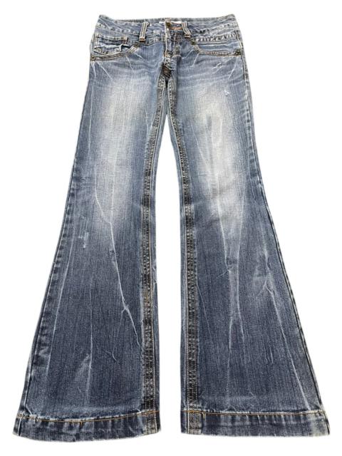 Other Designers Streetwear - Vintage Japanese Brand Faded Wash Style Flare Jeans