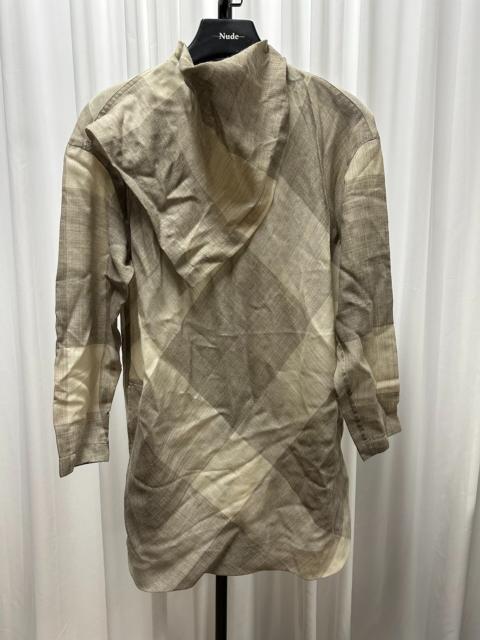 ISSEY MIYAKE Issey Miyake plantation scarf shirt