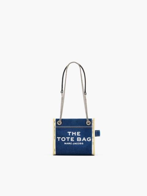 Marc Jacobs THE DENIM CHAIN CROSSBODY TOTE BAG