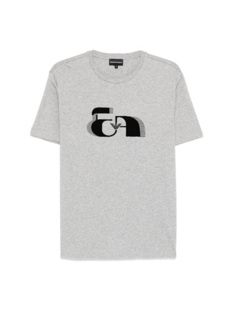 EMPORIO ARMANI Printed cotton t-shirt