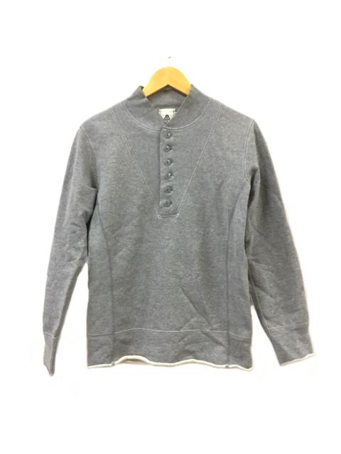 Other Designers Japanese Brand - Mando by Mando Takasu Henley Neck Sweatshirt