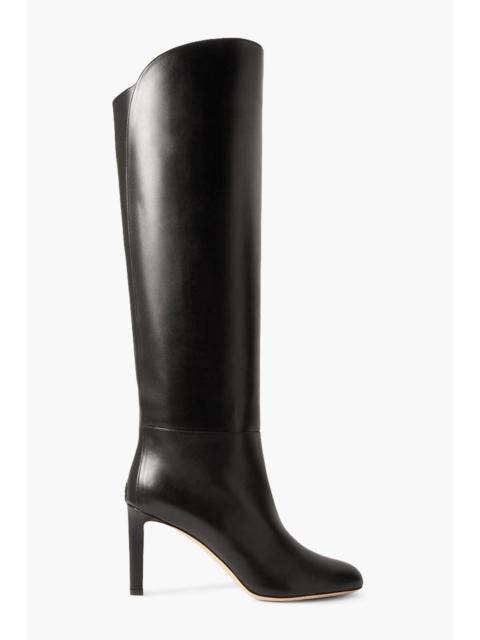 JIMMY CHOO Karter 85 leather knee boots