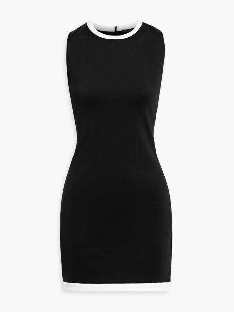 Alice + Olivia Wynell scuba mini dress