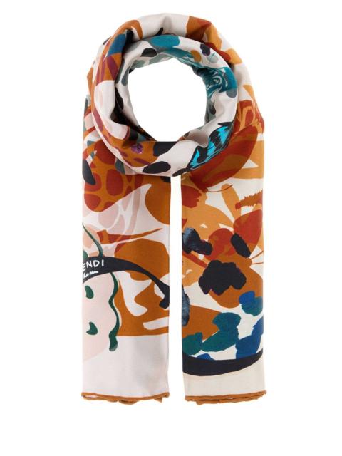 FENDI Fendi Women Printed Silk Foulard