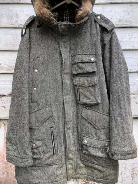 Burberry Black Label Multipocket Tactical Coat