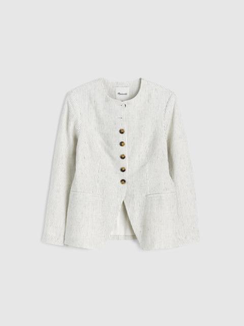 Madewell The Nolita Cutaway Blazer in 100% Linen