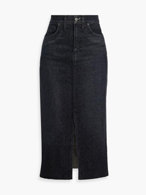 VERONICA BEARD Victoria denim midi skirt