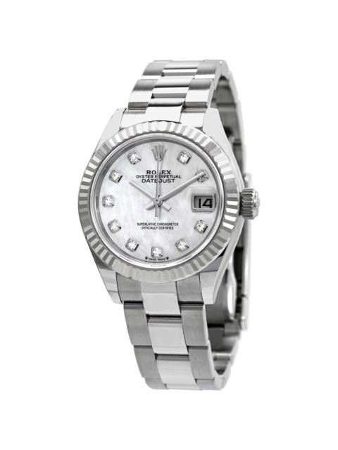 Rolex Lady Datejust Automatic Mother of Pearl Diamond Dial Ladies Oyster Watch 279174MDO