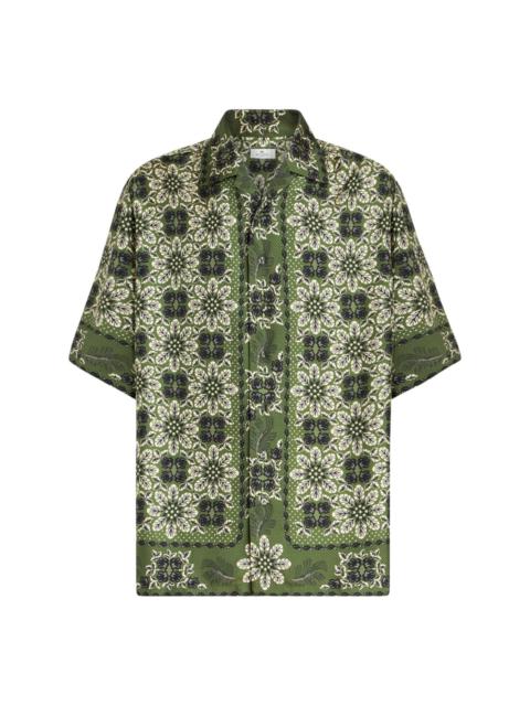 Etro floral-print silk shirt