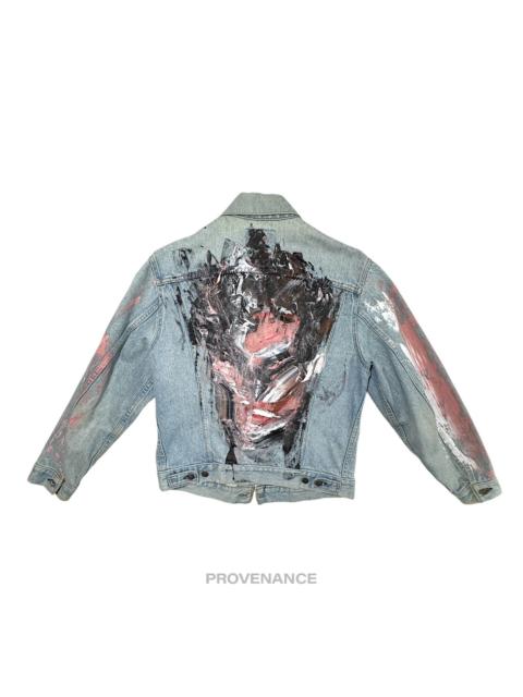Levi's LEVIS Denim Jacket - Vintage Blue Hand-Painted Patch 40 M
