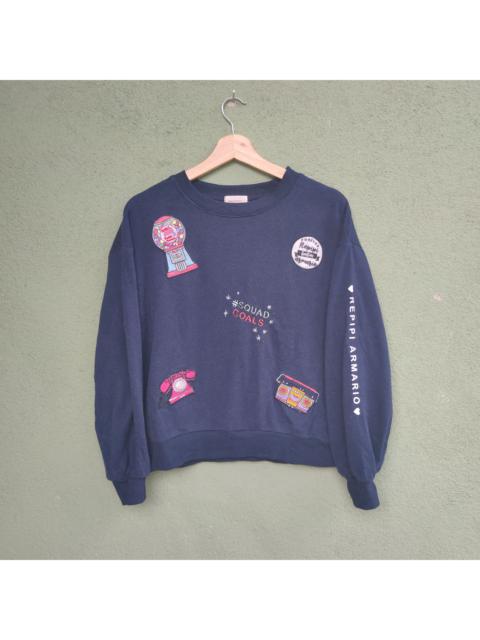 Other Designers Designer - Vintage Repipi Armario With Patch Sweatshirt Jumper