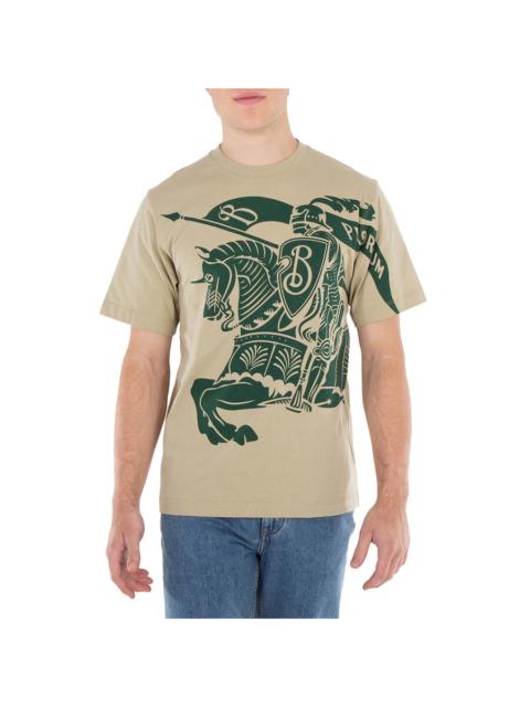 Burberry Burberry Equestrian Knight Crewneck Cotton T-Shirt