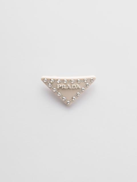 Prada Plexiglass hair clip