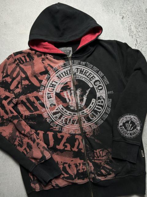 Other Designers Vintage - Zip-Up Hoodie Yakuza Fuck You style Ed Hardy by Audigier USA