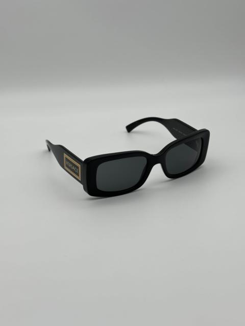 VERSACE BRAND NEW VERSACE VE4377 GB1/87 Black Unisex Sunglasses
