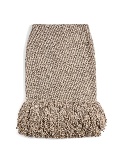 Tod's knitted midi skirt