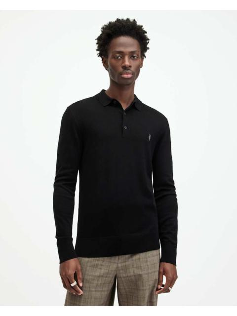 ALLSAINTS MODE MERINO POLO