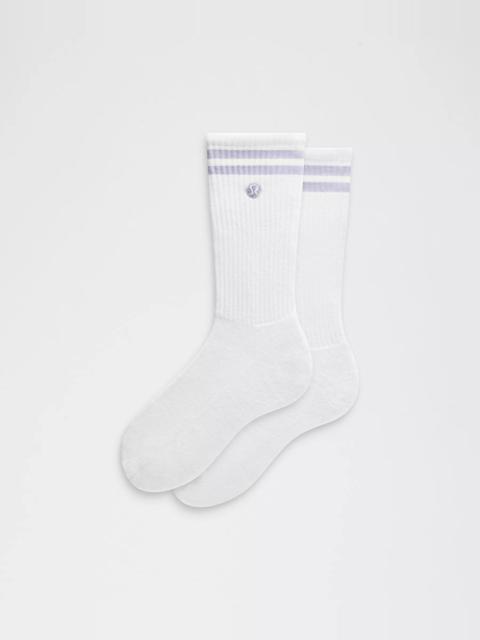 lululemon Unisex Daily Essential Crew Socks *Stripe