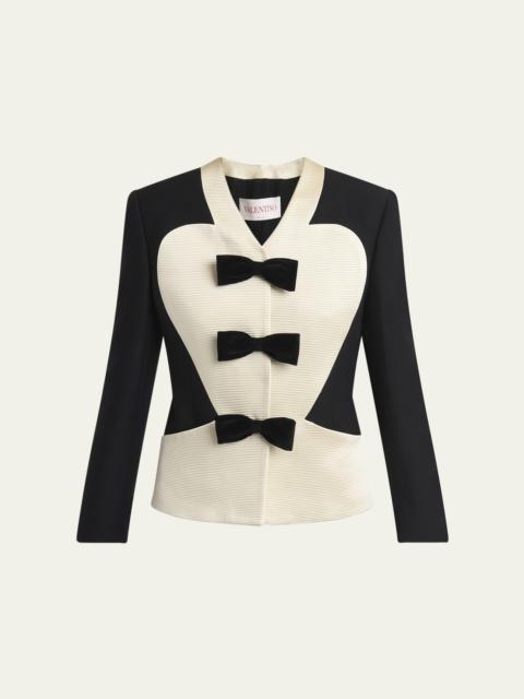Bow Tuxedo Wool Jacket
