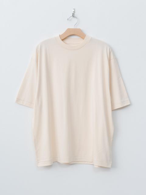blurhms Silk Cotton S/S Tee Wide - Ivory