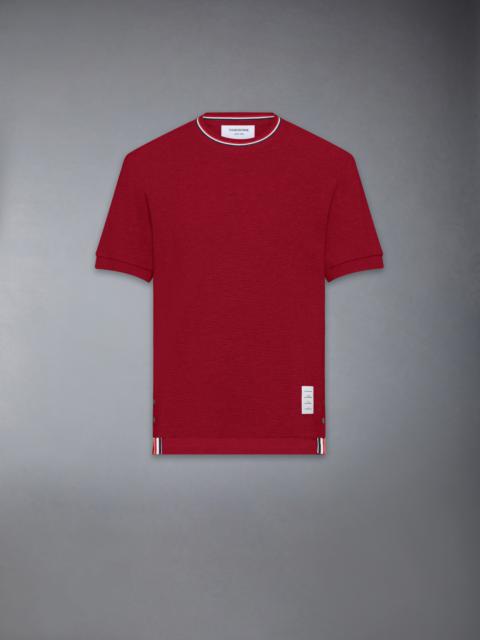 Thom Browne COTTON WAFFLE RIB CUFF TEE