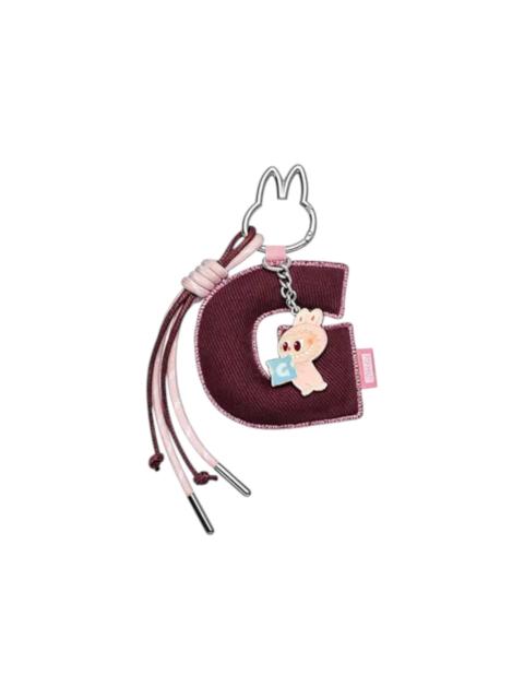 POP MART Pop Mart Labubu The Monsters Pin for Love Series "G" Letter Pendant