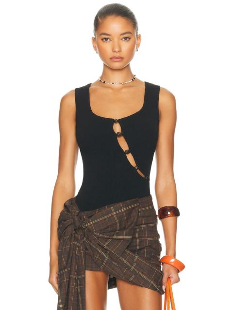SIR. Chiara Beaded Tank Top