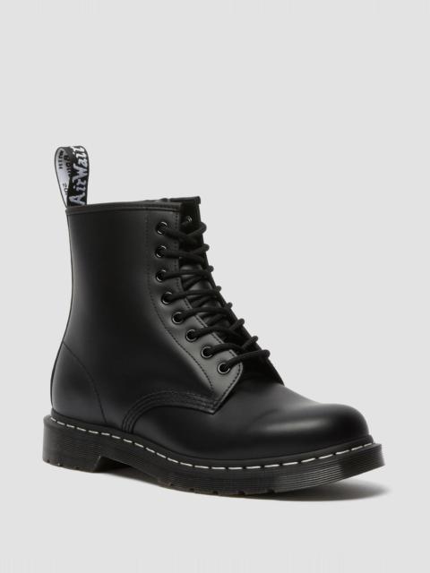 Dr. Martens 1460 WS II White Stitch Smooth Leather Lace Up Boots
