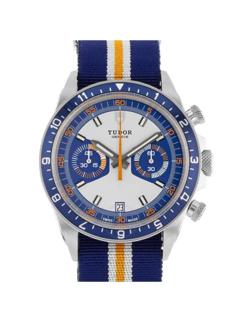 Pre-owned Tudor Heritage Chrono Chronograph Automatic Blue Dial Men's Watch 70330B