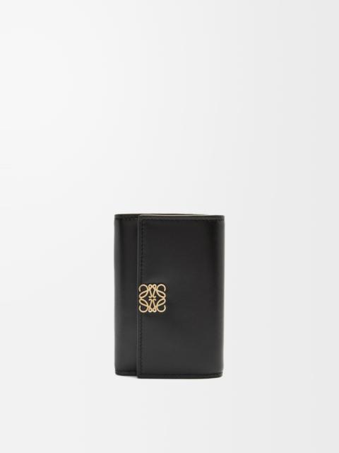 Loewe Puffer Anagram small vertical wallet in shiny nappa calfskin