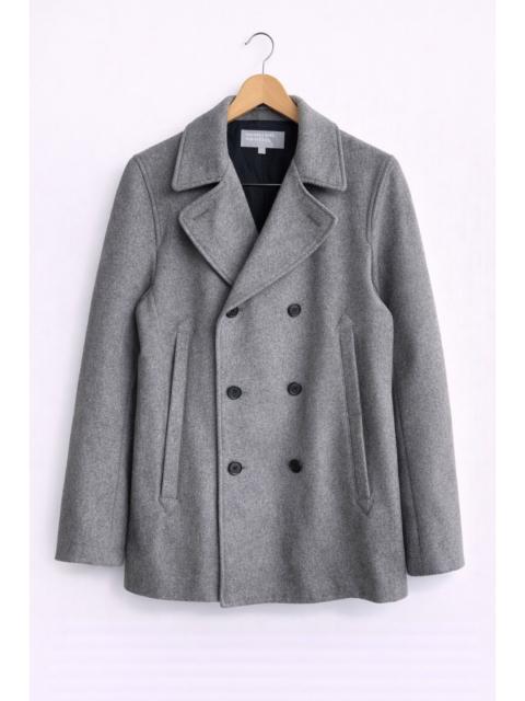 MARGARET HOWELL Margaret Howell Grey Wool Pea Coat Japanese Minimalist