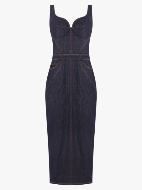 Givenchy KICK BACK DENIM DRESS | DARK BLUE