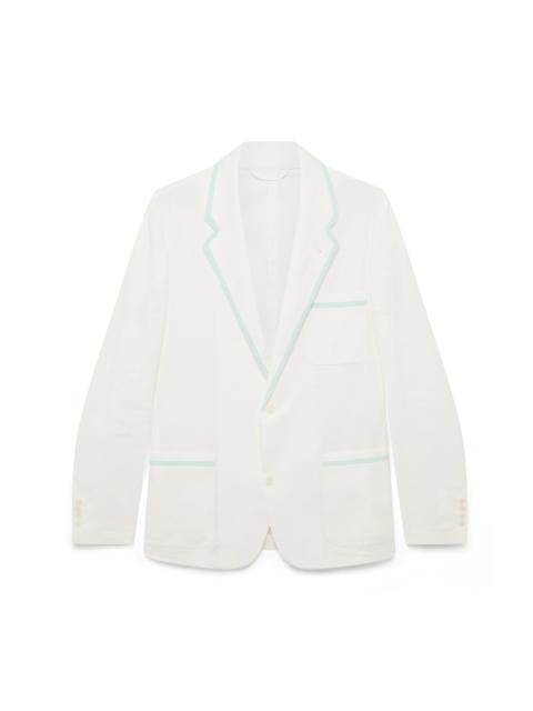 CASABLANCA Linen Single Breasted Jacket | Casablanca Paris