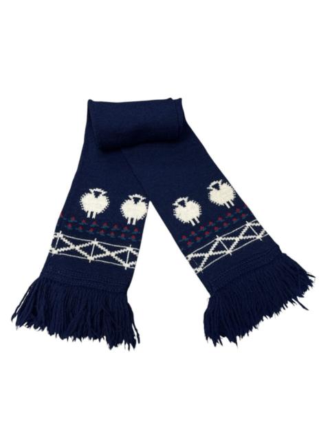 Other Designers VINTAGE KNITTED PENDLETON VIRGIN WOOL SCARF MUFFLER
