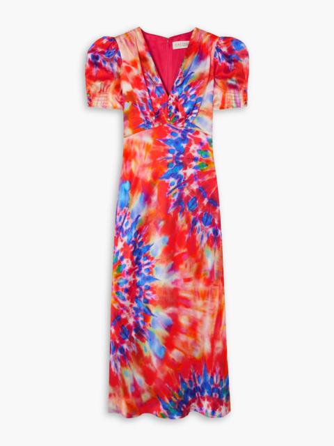 Other Designers Venyx Lea tie-dyed silk midi dress